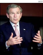 President George W Bush