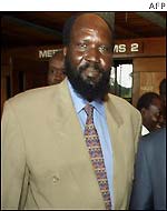 SPLA Number two Commander Salvar Kiir 