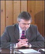 Ieuan Wyn Jones in pensive mood