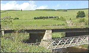 Disused track in the Scottish Borders