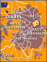 Map of Jerusalem and Pat Junction