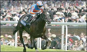 Statue of Liberty takes the lead a furlong and a half from the end