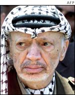 Palestinian leader Yasser Arafat