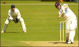 Brown hits another fine shot against Glamorgan