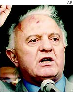 Georgia President Eduard Shevardnadze 