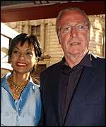 Sir Michael Caine and his wife Shakira 