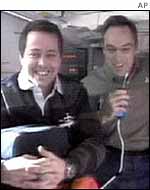 Daniel Bursch (left) and Carl Walz