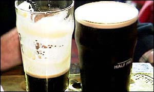 Glasses of Guinness