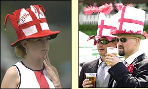 Patriotic hats are popular on Ladies' Day at Royal Ascot