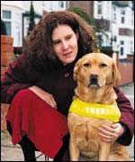 The collection box raised funds for guide dogs