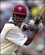 Ganga plays a forcing stroke