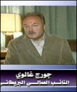 George Galloway, chairman of the Great Britain Iraq Society