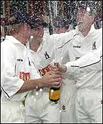 Trevor Penney, Jim Troughton and Nick Knight