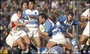 Diego Albanese on the charge