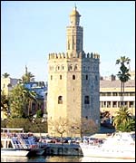A Moorish tower in Seville