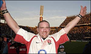 England captain Phil Vickery 