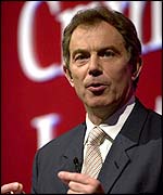 Prime Minister Tony Blair