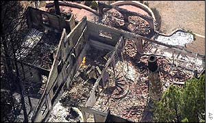 Home destroyed by fire