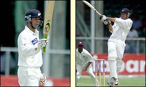 Nathan Astle scored 77 runs in New Zealand's second innings, while Stephen Fleming hit 34