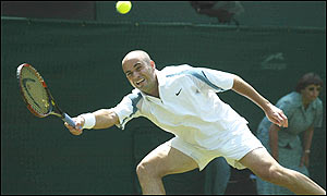 1992 champion Andre Agassi is many people's tip for this year's tournament