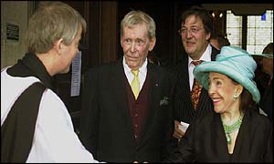 Peter O'Toole and Stephen Fry