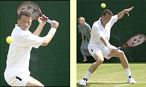 1996 champion Richard Krajicek of Holland beats Franco Squillari in straight sets