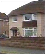 House where a woman's body was found in St George's Drive, Deganwy, north Wales 