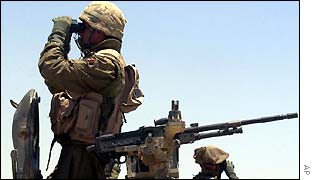 Israeli soldiers on patrol near Bethlehem