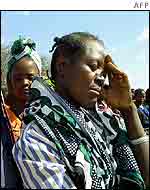 Villagers await news of loved ones