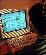 Boy at a computer