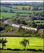 Tilting train tests the London-Scotland route