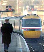 Trains before privatisation