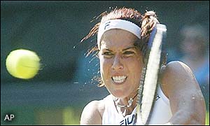 Capriati will now face Czech 26th seed Daja Bedanova