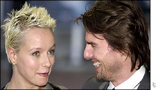 Samantha Morton and Tom Cruise