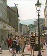 Merthyr town centre