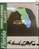 Sultaana Freeman's original driving licence