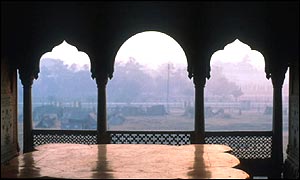 View of an Indian village