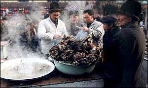 Chinese cooking mutton 