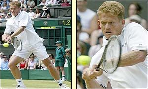 Ferreira is resilient in the second set. which he takes 6-3