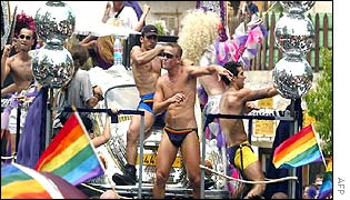 Tel Aviv gay pride march