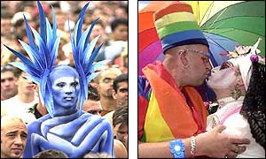 Paris gay pride march