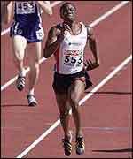 Daniel Caines continued his good form in the 400m