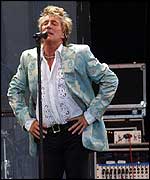 Rod Stewart at Hyde Park's Picnic in The Park concert