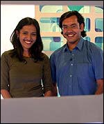 60seconds launch presenters Tazeen Ahmad and Sumit Bose