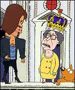 George Michael and the Queen in his video