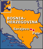 Map of Bosnia