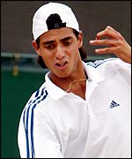 Lapentti has been on court for 13 hours