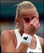 Dokic was a break up before the rain came