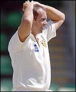 Colin Miller head in hands