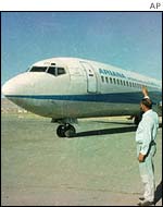 An Afghan airliner